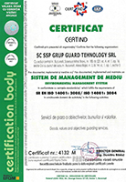 Certificat ISO 14000