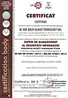 Certificat ISO 27000